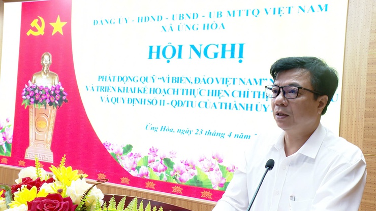 Ứng Hoà triển khai Chỉ thị số 09-CT/TU của Thành ủy Hà Nội và các quy định mới về công tác cán bộ, công chức.- Ảnh 2.
