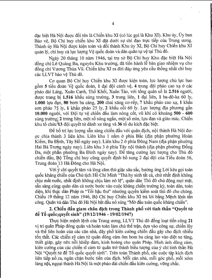 ĐỀ CƯƠNG TUYÊN TRUYỀN 80 NĂM XÂY DỰNG, CHIẾN ĐẤU VÀ TRƯỞNG THÀNH CỦA LỰC LƯỢNG VŨ TRANG THỦ ĐÔ HÀ NỘI (19/10/1946 - 19/10/2026).- Ảnh 4.