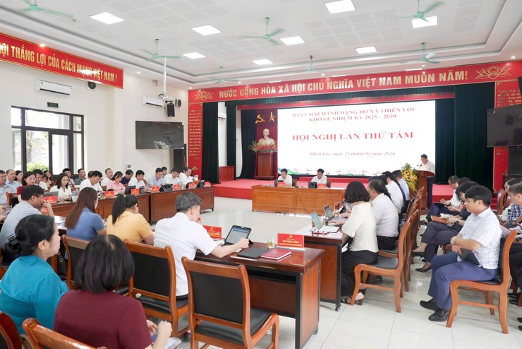 HỘI NGHỊ LẦN THỨ TÁM BAN CHẤP HÀNH ĐẢNG BỘ XÃ THIÊN LỘC, NHIỆM KỲ 2025 – 2030- Ảnh 2.