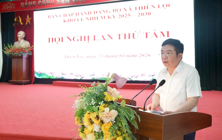 HỘI NGHỊ LẦN THỨ TÁM BAN CHẤP HÀNH ĐẢNG BỘ XÃ THIÊN LỘC, NHIỆM KỲ 2025 – 2030- Ảnh 4.