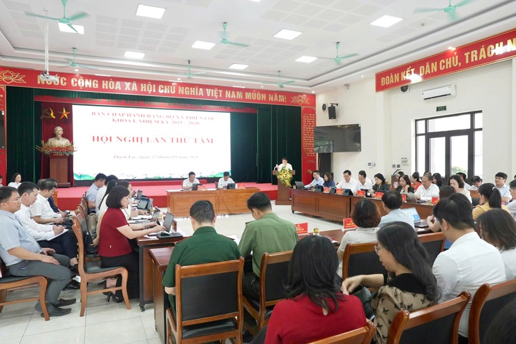 HỘI NGHỊ LẦN THỨ TÁM BAN CHẤP HÀNH ĐẢNG BỘ XÃ THIÊN LỘC, NHIỆM KỲ 2025 – 2030- Ảnh 15.