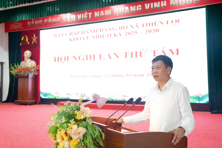 HỘI NGHỊ LẦN THỨ TÁM BAN CHẤP HÀNH ĐẢNG BỘ XÃ THIÊN LỘC, NHIỆM KỲ 2025 – 2030- Ảnh 14.