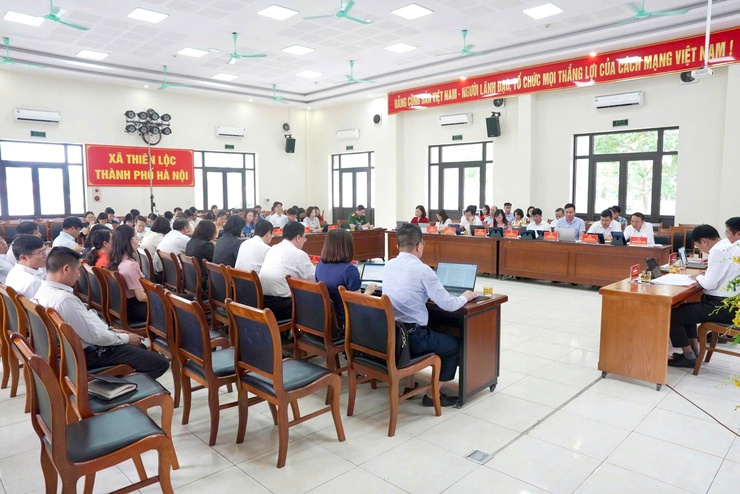 HỘI NGHỊ LẦN THỨ TÁM BAN CHẤP HÀNH ĐẢNG BỘ XÃ THIÊN LỘC, NHIỆM KỲ 2025 – 2030- Ảnh 3.