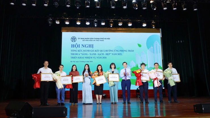 PHƯỜNG CỬA NAM ĐẠT GIẢI NHẤT CUỘC THI : XÃ, PHƯỜNG SÁNG - XANH - SẠCH - ĐẸP" THÀNH PHỐ HÀ NỘI NĂM 2025 - Ảnh 2.