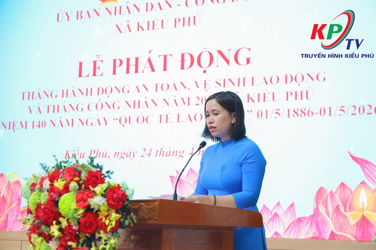 Xã Kiều Phú phát động Tháng hành động về An toàn, vệ sinh lao động và Tháng Công nhân năm 2026- Ảnh 3.