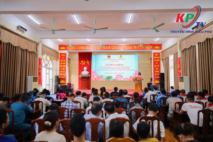 Xã Kiều Phú phát động Tháng hành động về An toàn, vệ sinh lao động và Tháng Công nhân năm 2026- Ảnh 2.