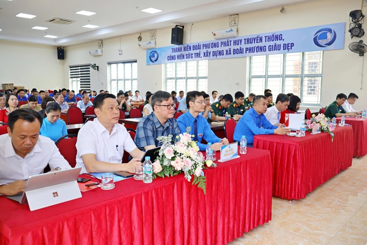 Đại hội đại biểu Hội Liên hiệp thanh niên xã Đoài Phương lần thứ I nhiệm kỳ 2026 – 2029- Ảnh 1.