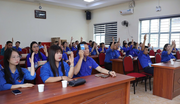 Đại hội đại biểu Hội Liên hiệp thanh niên xã Đoài Phương lần thứ I nhiệm kỳ 2026 – 2029- Ảnh 2.
