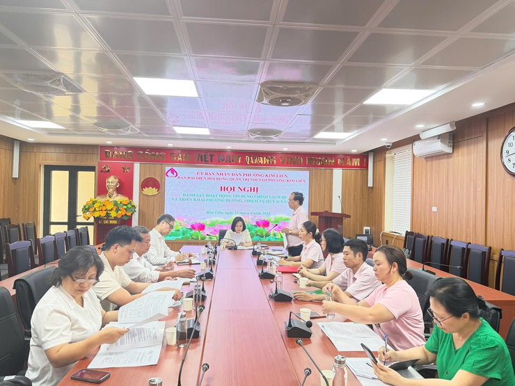 Ban đại diện Hội đồng quản trị Ngân hàng Chính sách xã hội phường Kim Liên triển khai đánh giá hoạt động tín dụng quý I và triển khai phương hướng, nhiệm vụ quý II năm 2026- Ảnh 1.