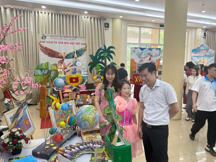 Phường Khương Đình tổ chức Hội thi xếp sách nghệ thuật hưởng ứng Ngày Sách và Văn hóa đọc Việt Nam năm 2026- Ảnh 4.