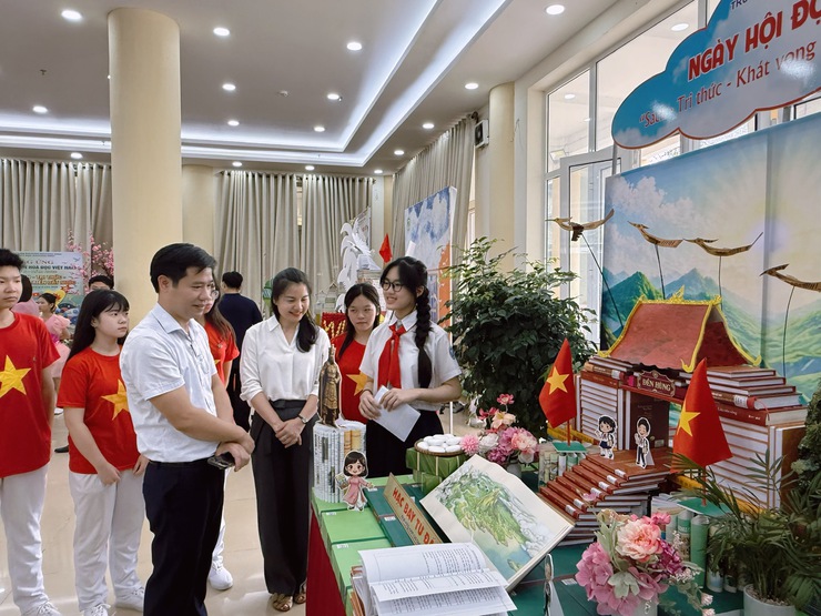 Phường Khương Đình tổ chức Hội thi xếp sách nghệ thuật hưởng ứng Ngày Sách và Văn hóa đọc Việt Nam năm 2026- Ảnh 5.