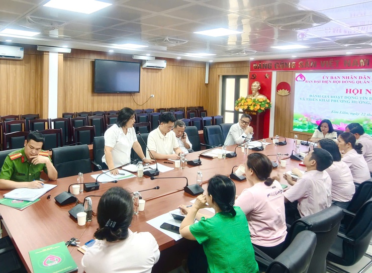 Ban đại diện Hội đồng quản trị Ngân hàng Chính sách xã hội phường Kim Liên triển khai đánh giá hoạt động tín dụng quý I và triển khai phương hướng, nhiệm vụ quý II năm 2026- Ảnh 4.
