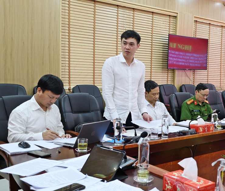 Xuân Mai: Giao ban kiểm điểm tiến độ thực hiện nhiệm vụ quý I, triển khai nhiệm vụ 9 tháng cuối năm 2026 ban chỉ đạo thực hiện phong trào "Toàn dân bảo vệ an ninh tổ quốc", ban chỉ đạo "Phòng, chống ma túy" và ban chỉ đạo 197- Ảnh 4.