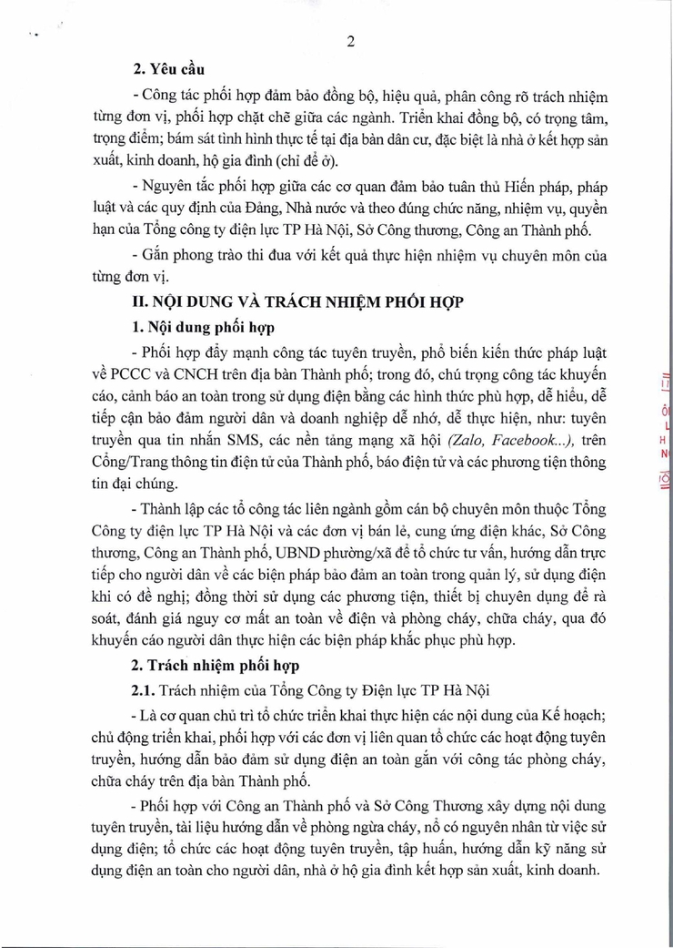 Kế hoạch triển khai tư vấn, hướng dẫn đảm bảo an toàn PCCC trong quản lý, sử dụng điện cho người dân địa bàn thành phố Hà Nội- Ảnh 2.