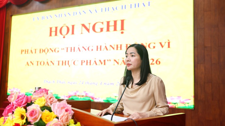 Thạch Thất ra quân hưởng ứng “Tháng hành động vì An toàn thực phẩm” năm 2026- Ảnh 3.