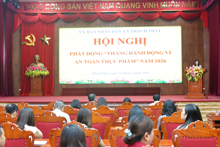Thạch Thất ra quân hưởng ứng “Tháng hành động vì An toàn thực phẩm” năm 2026- Ảnh 4.