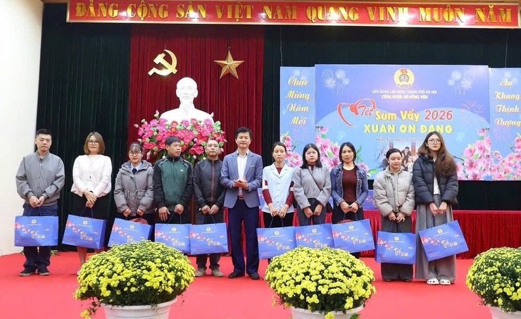 Hội nghị sơ kết Công đoàn xã Hồng Vân quý I, năm 2026 – Dấu ấn từ những con số và hành động thiết thực- Ảnh 5.