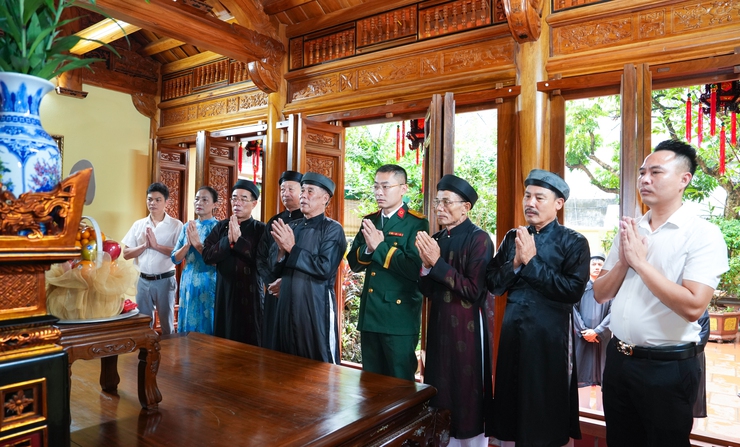 THÔN NGÔ SÀI VINH DANH TÂN TIẾN SĨ MỚI CỦA THÔN, LAN TỎA TRUYỀN THỐNG HIẾU HỌC- Ảnh 1.