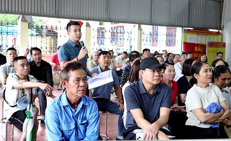 Xuân Mai đối thoại, vận động bàn giao mặt bằng dự án Quốc lộ 6 với hộ gia đình, cá nhân thôn Xuân Mai, Chiến Thắng- Ảnh 11.