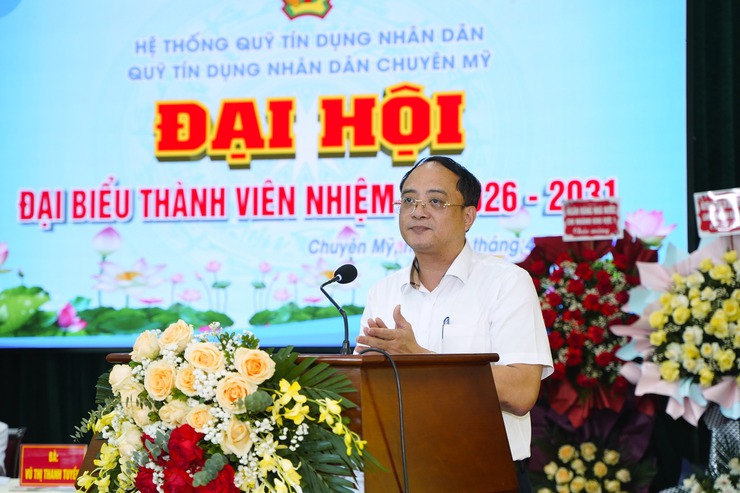 Quỹ tín dụng nhân dân Chuyên Mỹ tổ chức đại hội đại biểu thành viên nhiệm kỳ 2026-2031- Ảnh 5.