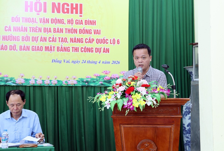 Xuân Mai đối thoại, vận động hộ gia đình, cá nhân thôn Đồng Vai bàn giao sớm mặt bằng phục vụ thi công dự án Quốc lộ 6- Ảnh 6.