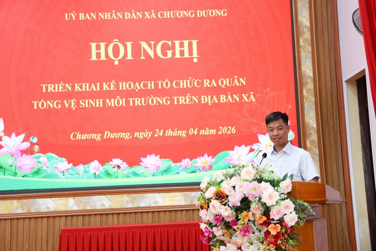 UBND xã Chương Dương triển khai Kế hoạch Tổng vệ sinh môi trường dịp nghỉ lễ 30/4 và 01/5 năm 2026
- Ảnh 3.