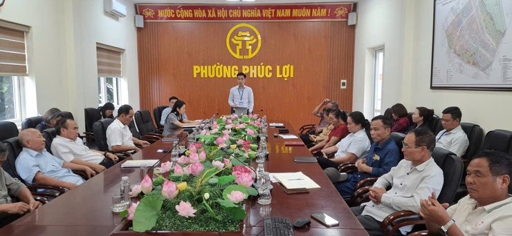 Hội nghị giao ban Cụm 01 Tổ dân phố phường Phúc Lợi- Ảnh 6.