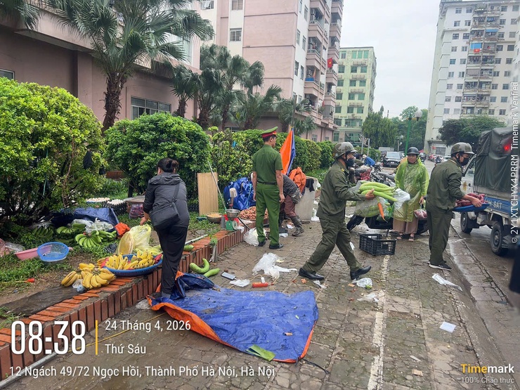 Phường Yên Sở quyết liệt xử lý vi phạm trật tự đô thị- Ảnh 3.