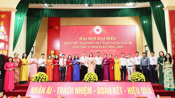 Đại hội đại biểu Hội chữ thập đỏ Việt Nam xã Quảng Bị lần thứ I, nhiệm kỳ 2026-2031 thành công tốt đẹp- Ảnh 7.