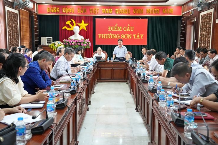 SƠN TÂY GIAO BAN CÔNG TÁC DÂN VẬN QUÝ I, TRIỂN KHAI NHIỆM VỤ QUÝ II NĂM 2026- Ảnh 1.