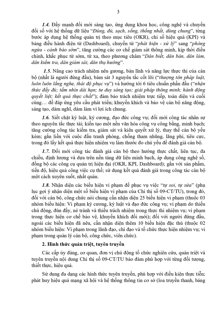 Hướng dẫn Tuyên truyền thực hiện Chỉ thị số 09-CT/TU, ngày 23/3/2026 của Ban Thường vụ Thành ủy- Ảnh 3.