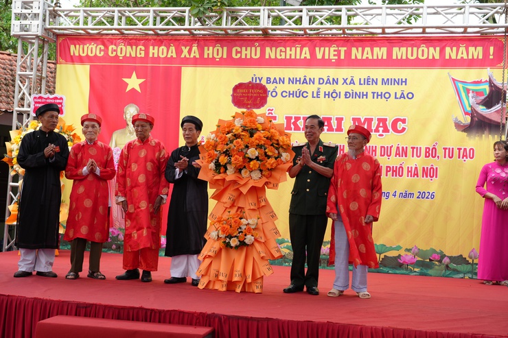 Khai mạc Lễ hội truyền thống và Lễ khánh thành dự án tu bổ, tôn tạo di tích đình Thọ Lão- Ảnh 3.