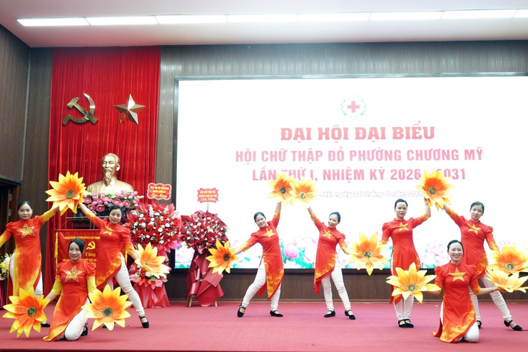 Đại hội đại biểu Hội Chữ thập đỏ phường lần thứ I, nhiệm kỳ 2026–2031- Ảnh 3.