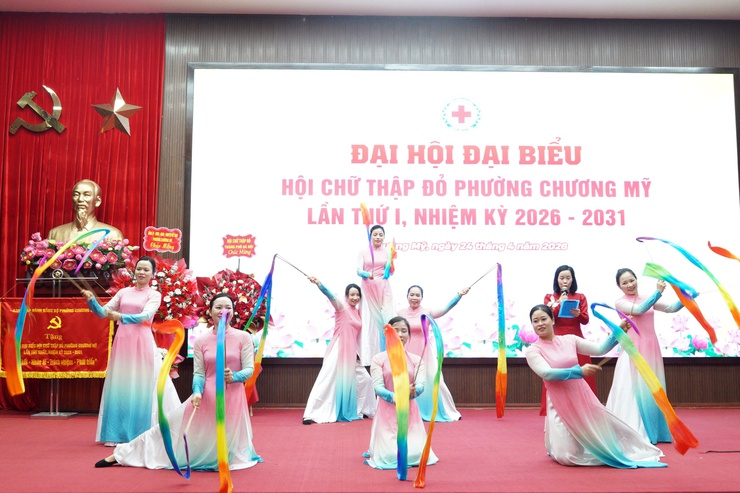 Đại hội đại biểu Hội Chữ thập đỏ phường lần thứ I, nhiệm kỳ 2026–2031- Ảnh 2.