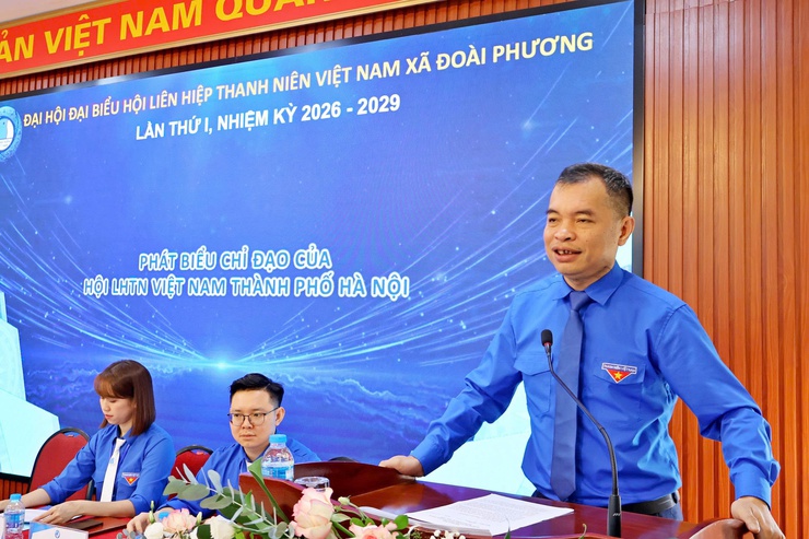 Đại hội đại biểu Hội Liên hiệp thanh niên xã Đoài Phương lần thứ I nhiệm kỳ 2026 – 2029- Ảnh 7.