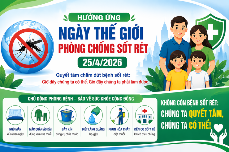 Hưởng ứng Ngày Thế giới phòng chống sốt rét 25/4 năm 2026- Ảnh 2.