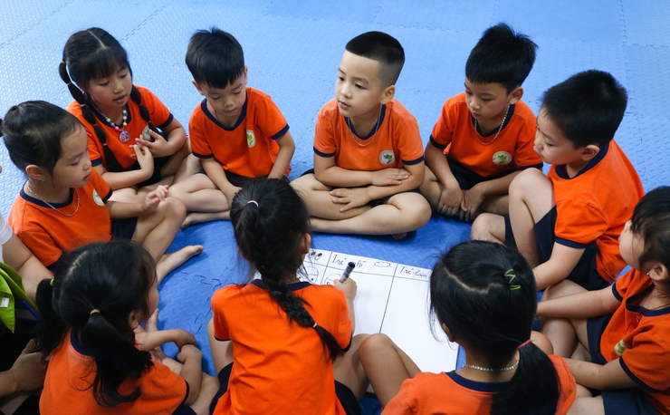 Trường mầm non Nghĩa Hương xã Kiều Phú tổ chức hội nghị chuyên đề "Đổi mới công tác bảo vệ và chăm sóc trẻ em trong Trường Mầm non" năm 2026- Ảnh 4.