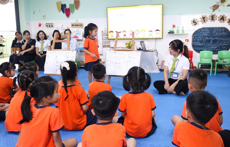 Trường mầm non Nghĩa Hương xã Kiều Phú tổ chức hội nghị chuyên đề "Đổi mới công tác bảo vệ và chăm sóc trẻ em trong Trường Mầm non" năm 2026- Ảnh 5.