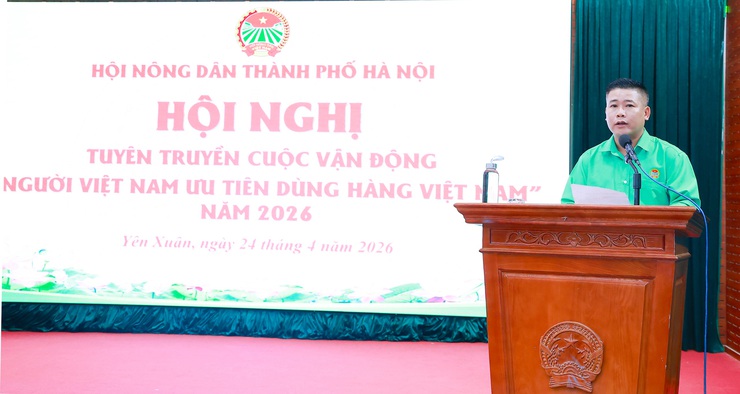 Hội Nông Dân xã Yên Xuân tổ chức hội nghị tuyên truyền Cuộc vận động “ Người Việt Nam ưu tiên dùng hàng Việt Nam” năm 2026- Ảnh 1.