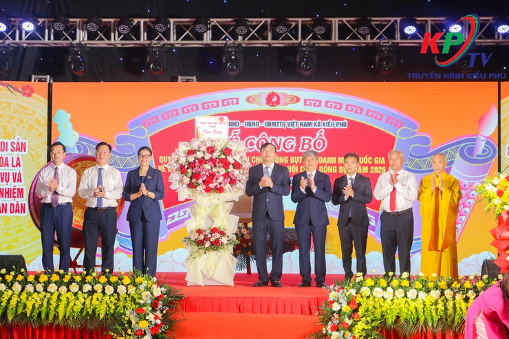 Lễ đón nhận di sản văn hoá phi vật thể quốc gia Lễ hội truyền thống chùa Đồng Bụt và khai hội chùa Đồng Bụt xã Kiều Phú năm 2026- Ảnh 2.