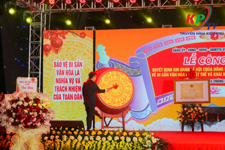 Lễ đón nhận di sản văn hoá phi vật thể quốc gia Lễ hội truyền thống chùa Đồng Bụt và khai hội chùa Đồng Bụt xã Kiều Phú năm 2026- Ảnh 8.