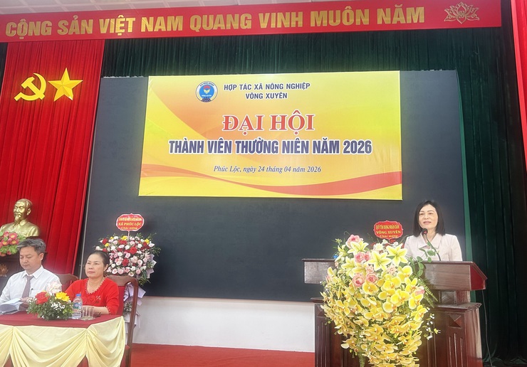 HTX Nông nghiệp Võng Xuyên tổ chức thành công Đại hội đại biểu thành viên thường niên năm 2026- Ảnh 6.