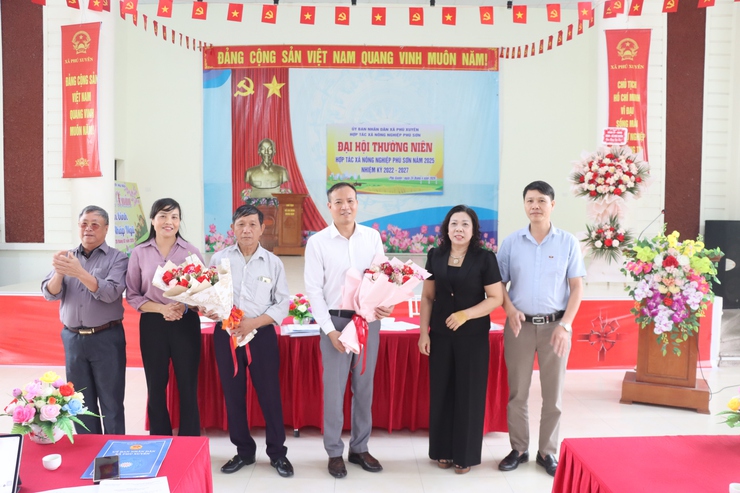 Hợp tác xã nông nghiệp Phú Sơn tổ chức Đại hội thường niên năm 2025, kiện toàn tổ chức bộ máy nhiệm kỳ 2022–2027- Ảnh 4.