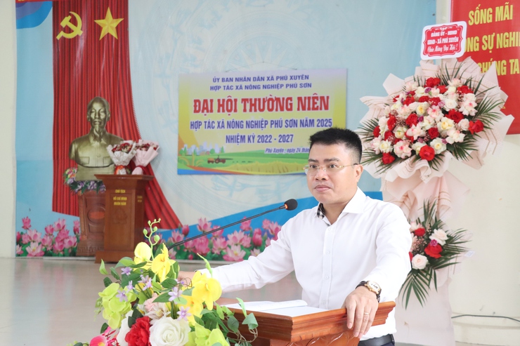 Hợp tác xã nông nghiệp Phú Sơn tổ chức Đại hội thường niên năm 2025, kiện toàn tổ chức bộ máy nhiệm kỳ 2022–2027- Ảnh 6.