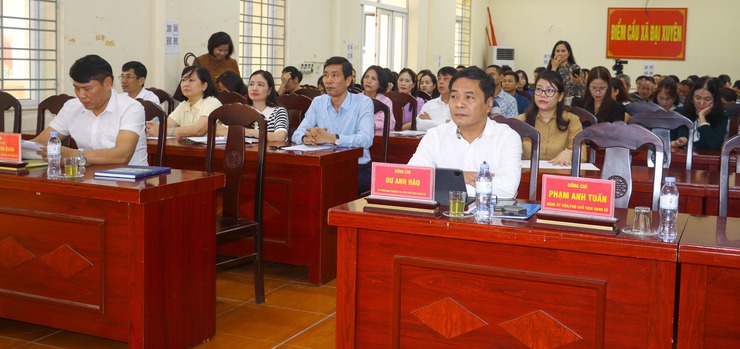 Đại Xuyên sơ kết 06 tháng triển khai mô hình "Cổng trường an toàn giao thông"- Ảnh 1.