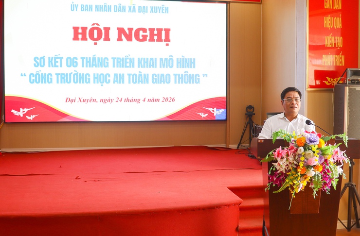 Đại Xuyên sơ kết 06 tháng triển khai mô hình "Cổng trường an toàn giao thông"- Ảnh 4.