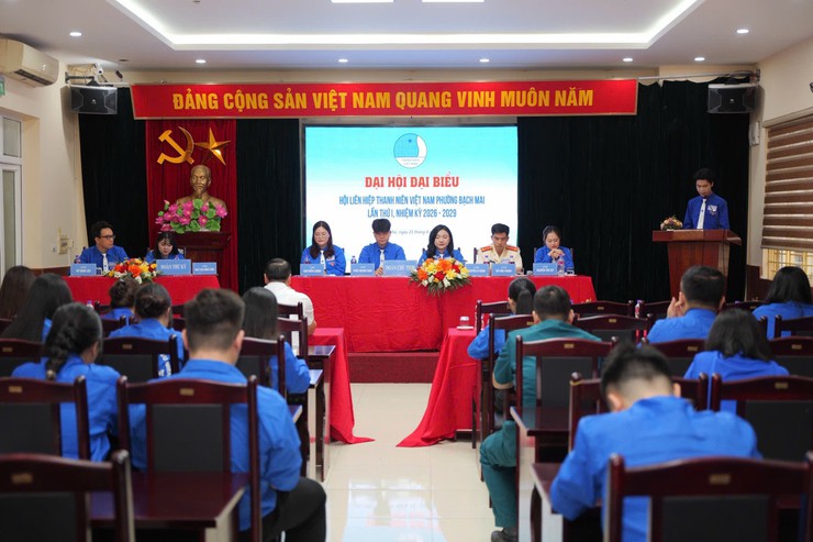ĐẠI HỘI ĐẠI BIỂU HỘI LIÊN HIỆP THANH NIÊN VIỆT NAM PHƯỜNG BẠCH MAI LẦN THỨ I, NHIỆM KỲ 2026 - 2029 THÀNH CÔNG TỐT ĐẸP- Ảnh 6.