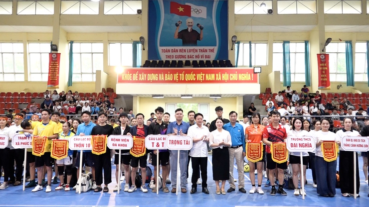 Xã Mỹ Đức sổi nổi giải thi đấu cầu lông - kéo co và hưởng ứng “ Tháng công nhân” năm 2026- Ảnh 7.