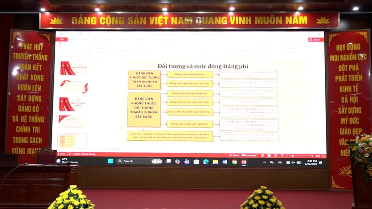 Đảng ủy xã Mỹ Đức trao tặng Huy hiệu Đảng đợt 19/5; tập huấn kỹ năng, nghiệp vụ thu, nộp quản lý đảng phí và sử dụng Hệ thống thông tin giải quyết thủ tục hành chính của Đảng- Ảnh 11.