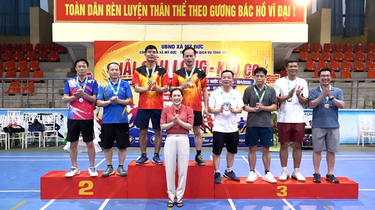 Xã Mỹ Đức sổi nổi giải thi đấu cầu lông - kéo co và hưởng ứng “ Tháng công nhân” năm 2026- Ảnh 26.